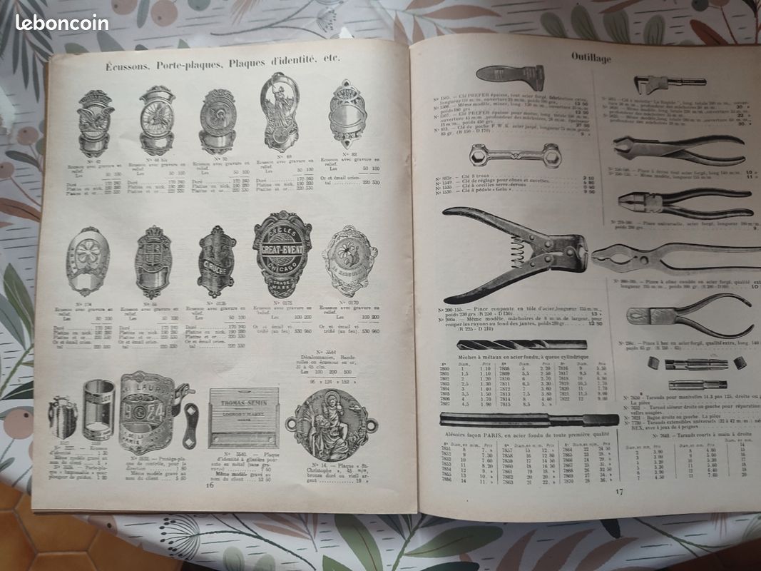 ARTHUR HEROLD CATALOGUE POUR VELO ANCIEN 1939