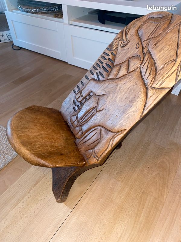 Mini chaise en bois massif (image 3)