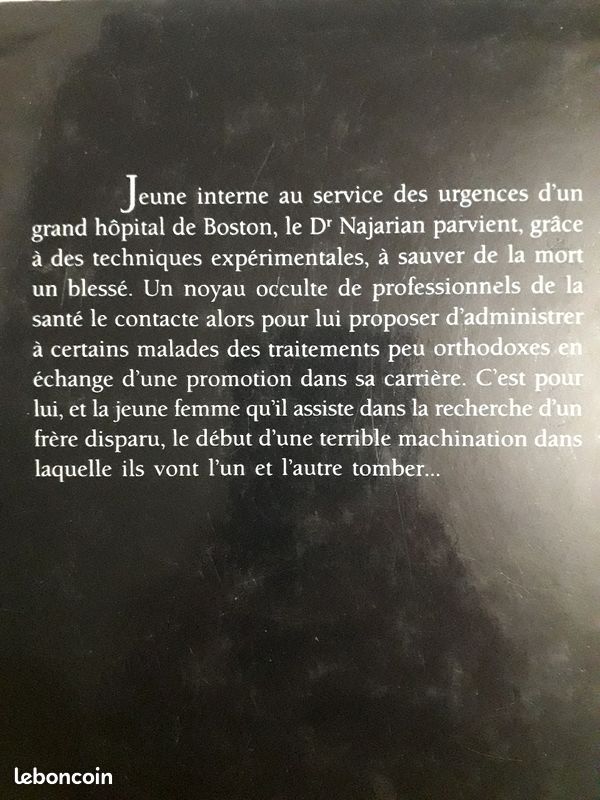 Livre - MICHAEL PALMER - Pièges pour Deux (image 3)
