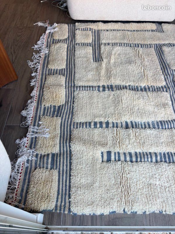 Tapis marocain blanc (image 2)