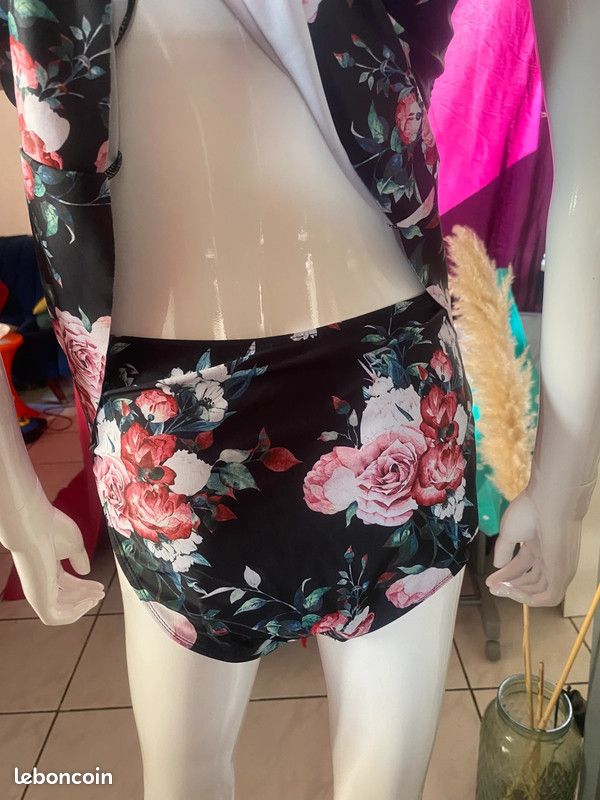 Réf 998 maillot de bain tankini femme grande taille SHEIN Vêtements