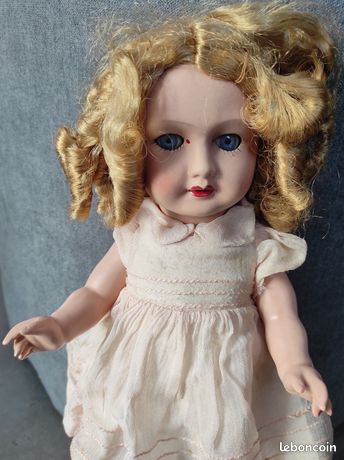 Ancienne Poupée Bébés Capi - Fabrication Française - 33 Cm - Vintage