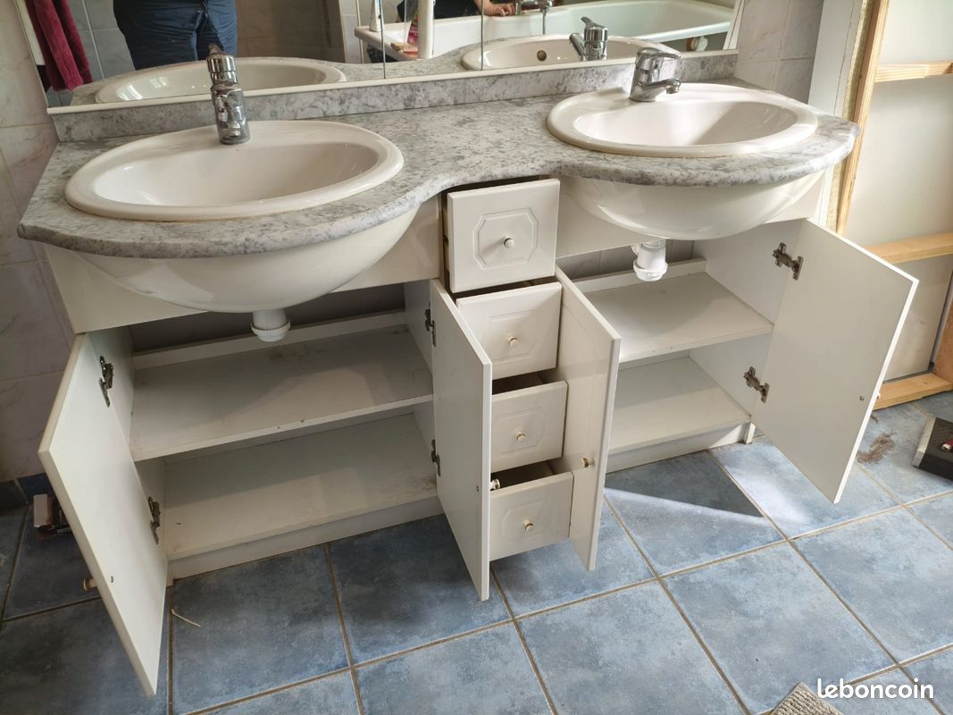 Meuble salle de bain double vasque (image 2)