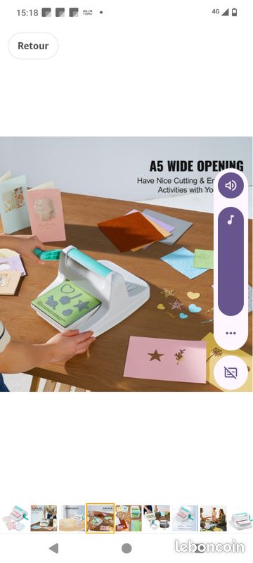 Machine De Découpe Et Gaufrage Manuelle LT 868S - Pour Scrapbooking, Cartes Et DIY, Portable