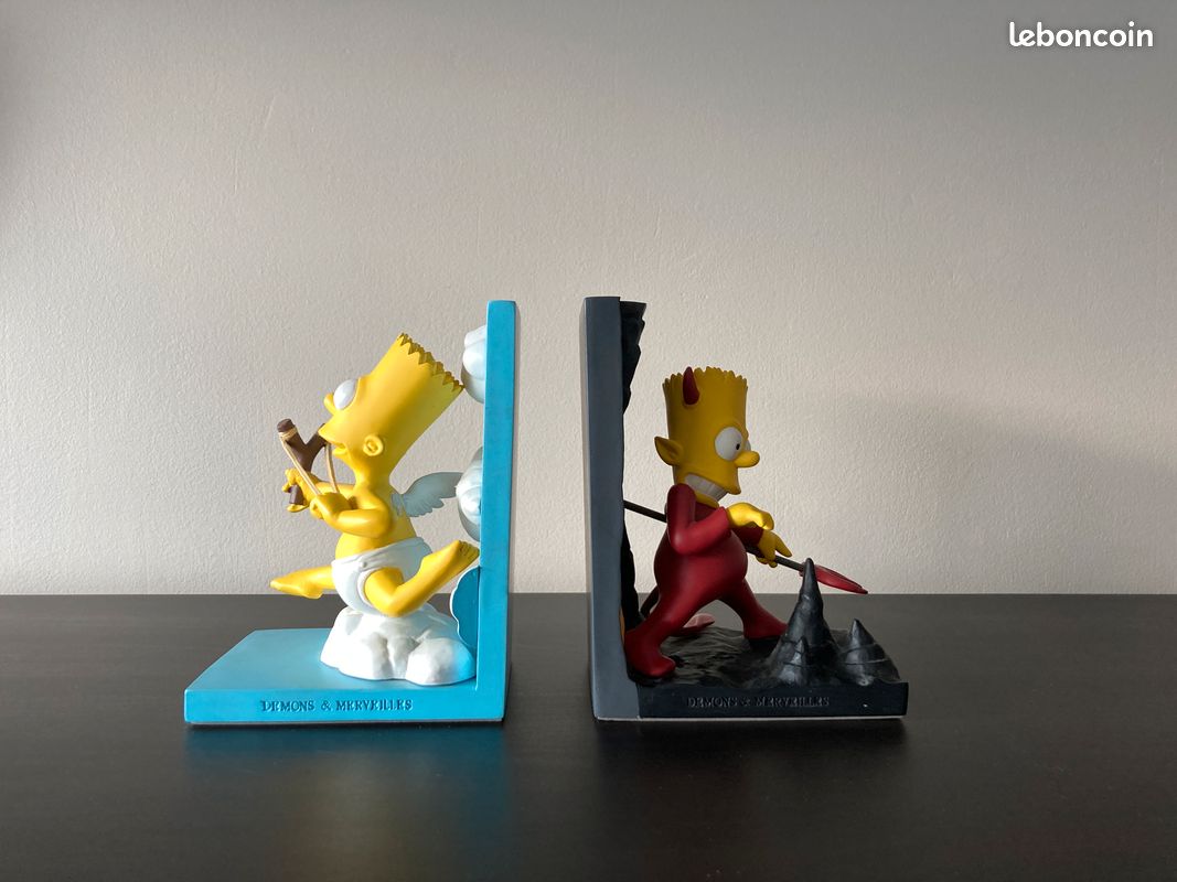 Serre-livres Bart Simpson Ange & Démon – Édition Démons & Merveilles SLS01 + 02