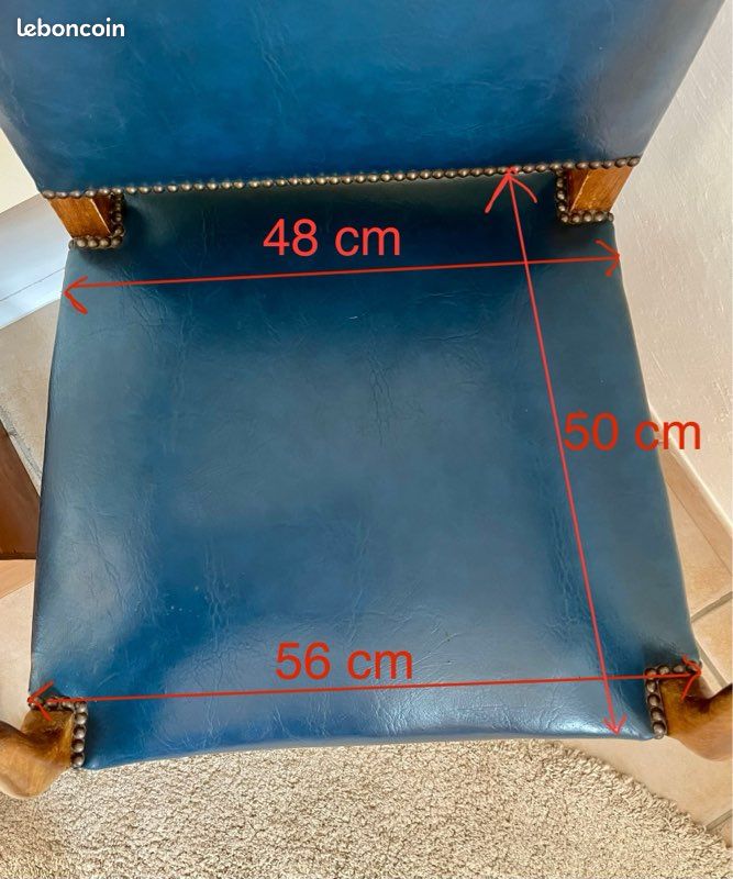 Paire de fauteuils style Louis XIII (image 4)