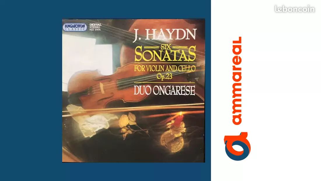 Six Sonatas For Violin And Cello Op.23 - Joseph Haydn et Duo Ongarese (image 1)