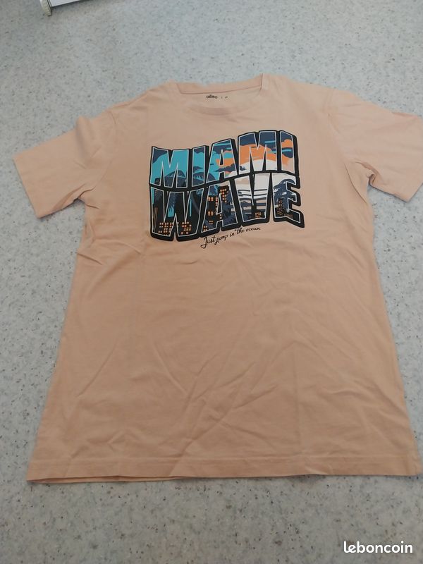 Lot De 2 Vêtements Garçon 8 Ans : T-shirt C&A + Jean Gemo Bleu Foncé - Occasion Peu Porté