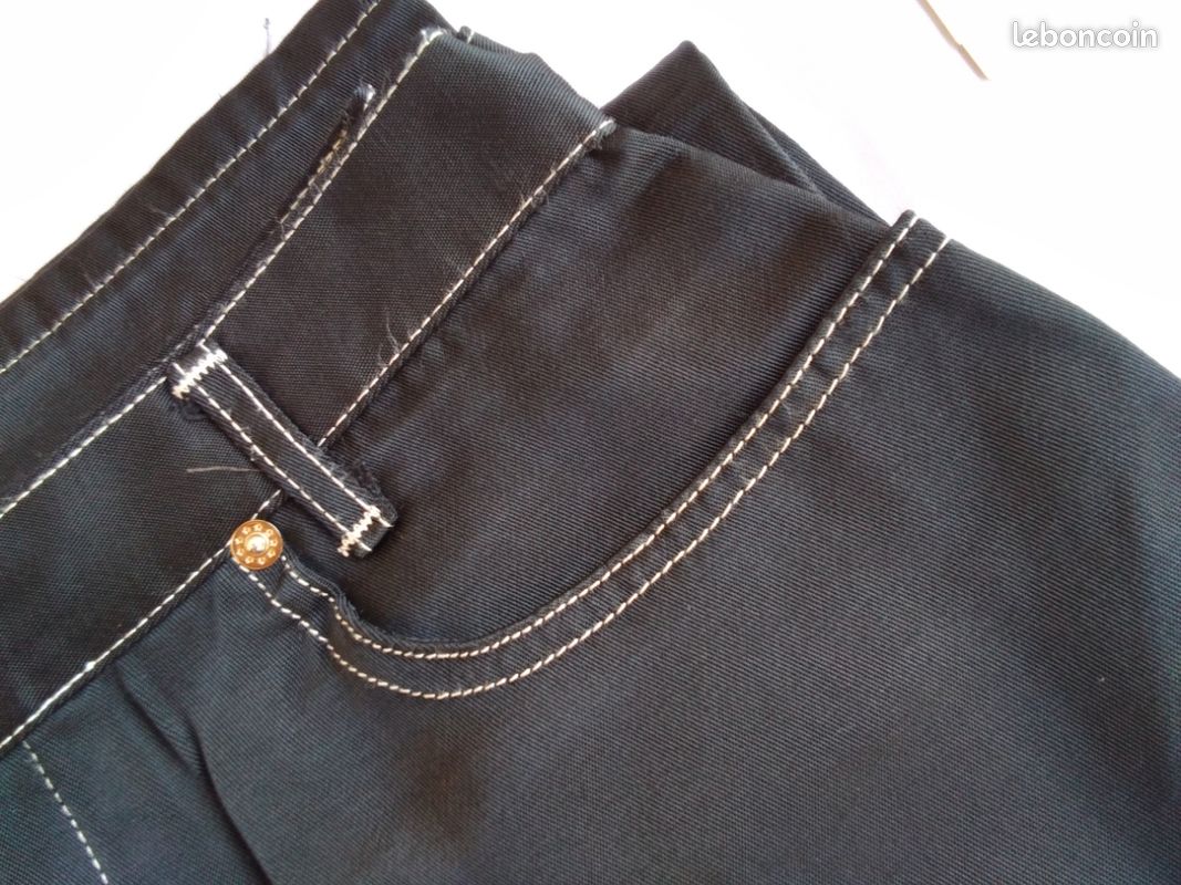 Pantalon jean noir 36 /A propos /NEUF (image 7)