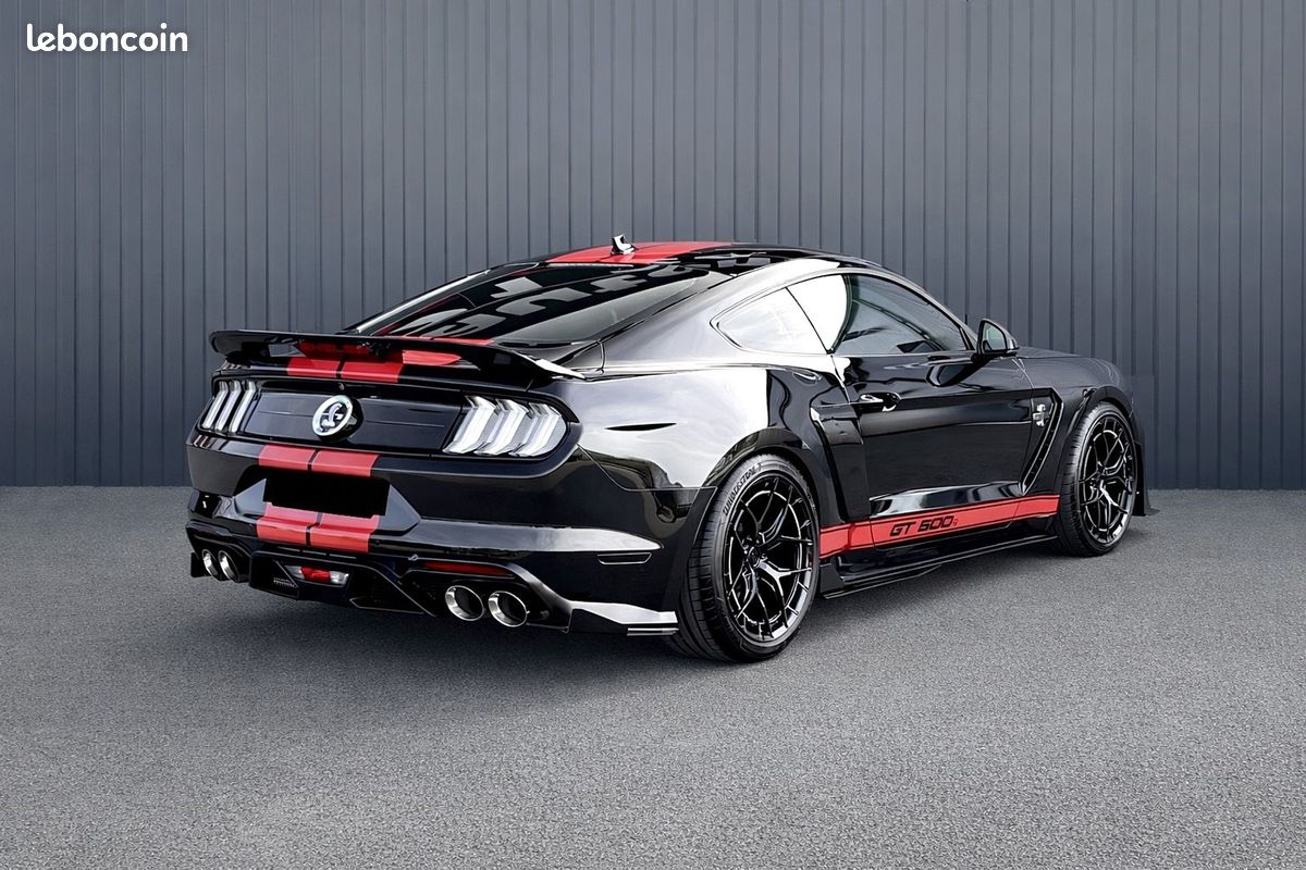 MUSTANG V8 FASTBACK GT 5.0L BVA10 450cv look SHELBY GT500 - malus ecolo + coc inclus - 1er main - Pack premium & confort - HIFI premium B&O + caisson basse - JA 20' - ressorts courts Kw - GTIE 1 an (image 4)