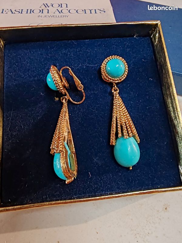 Ensemble Collier, Bracelet Et Boucles D'oreilles "petits Nœuds En Tissu Organza Brun Cuivre