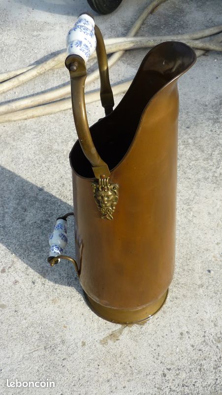 Petit seau en zinc de 10 cm avec anse - Maison