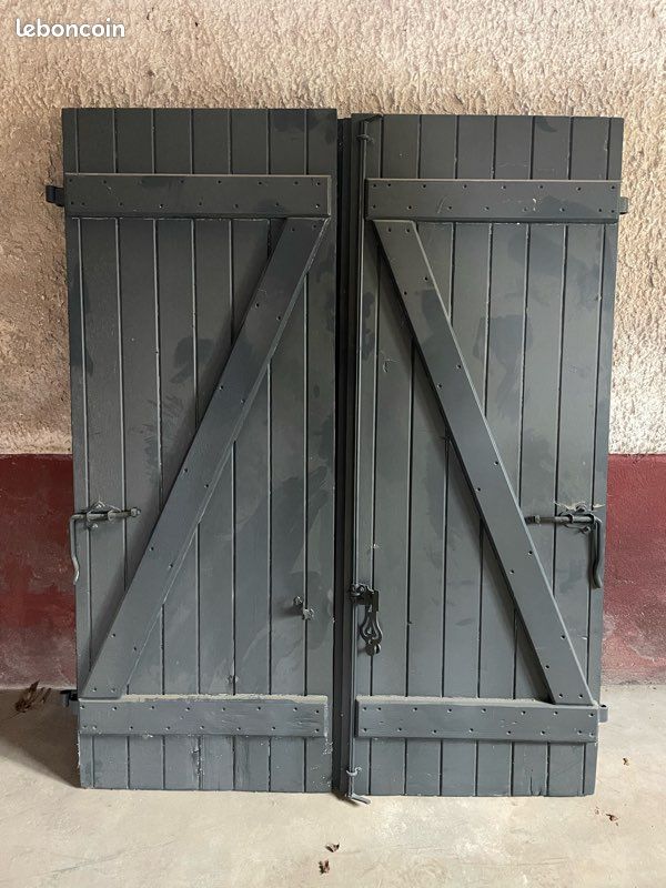 Lot de 2 paires de volets en sapin (image 3)
