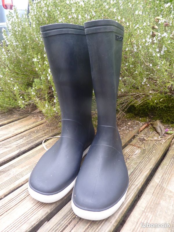 Bottes De Pluie Mi-hautes Pour Femme - Imperméables, Semelle Antidérapante - Tige Large - En Caoutchouc