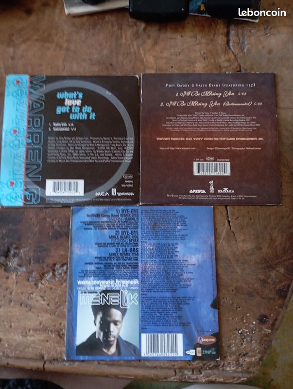 Lot 3 CD 2 ou 3 titres Rap Hip-hop (image 2)