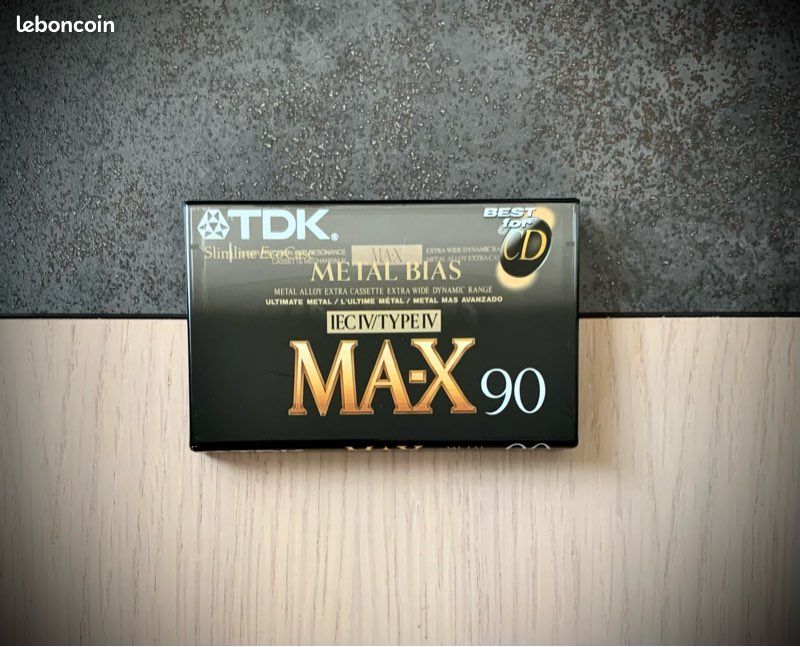 Cassette Audio TDK METAL MA90 - Type IV - 90mn - Japon - NEUF