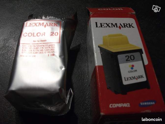 Cartouche pour imprimante lexmark couleur n 20 (image 1)