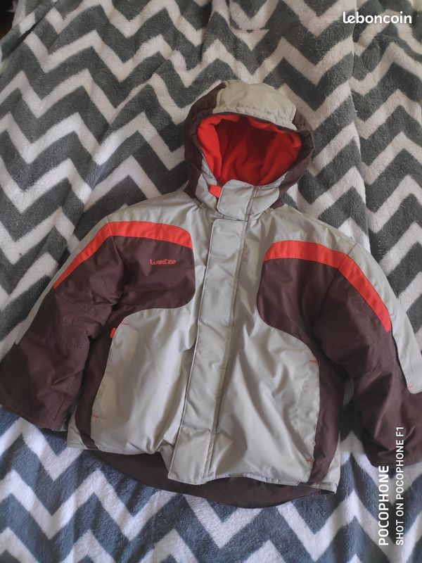 Salopette de ski rouge Decathlon 4ans (image 2)