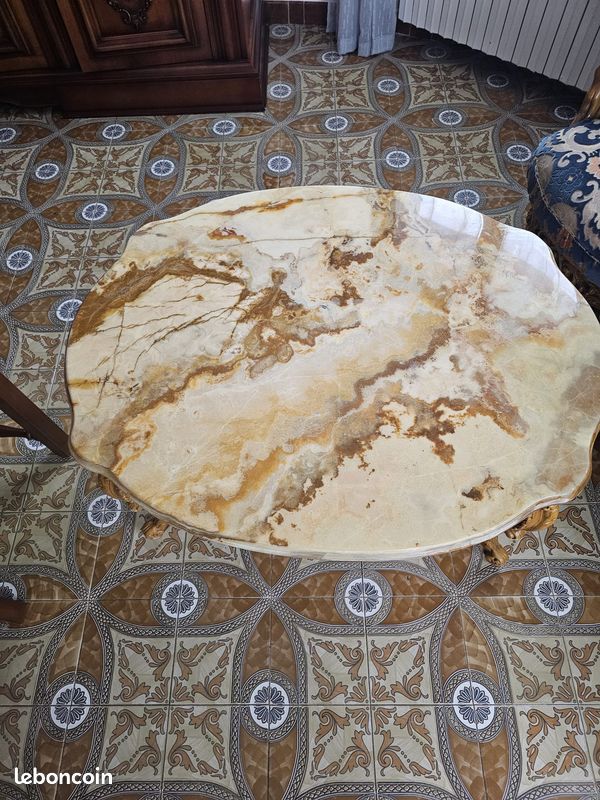 Table basse en mabre (image 4)
