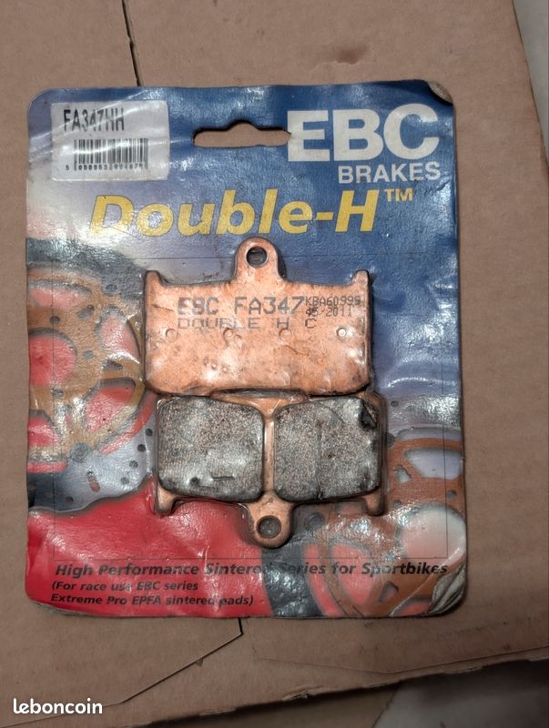 Plaquettes de frein à disque avant frittées EBC pour SUZUKI GSX1300