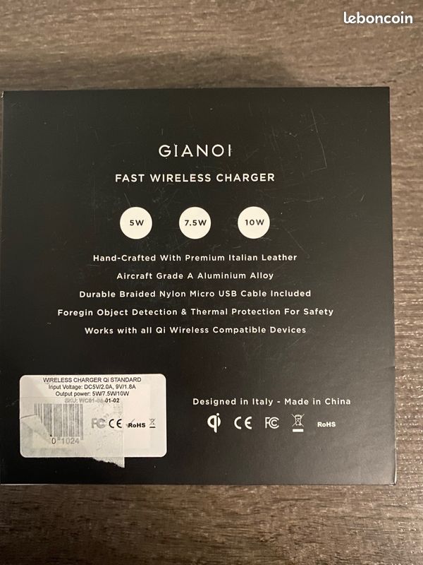 Chargeur induction GIANOI (image 7)