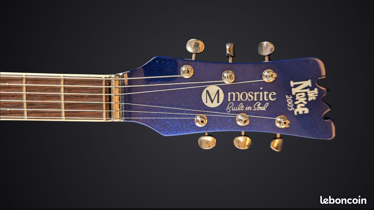 ? Guitare Mosrite “The Nokie” - 40th Anniversary 2005 - Blue 