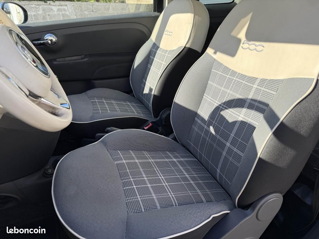 FIAT FIAT 500 1.2i - 69 2017 BERLINE Lounge PHASE 2 (image 10)