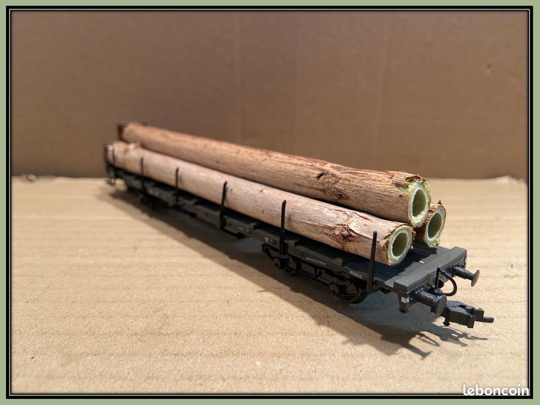 Wagon porte grumes - Liliput .Echelle HO. Réf L235752 (image 6)