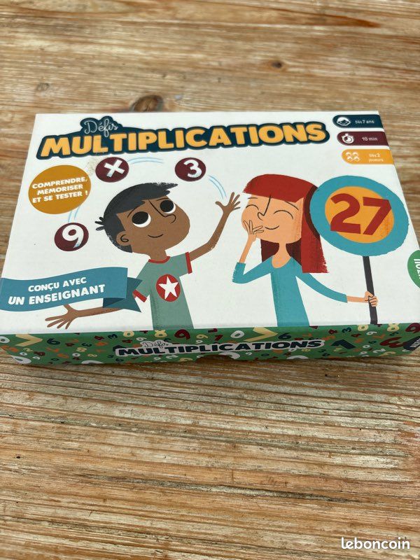 Jeu éducatif défis multiplication (image 1)