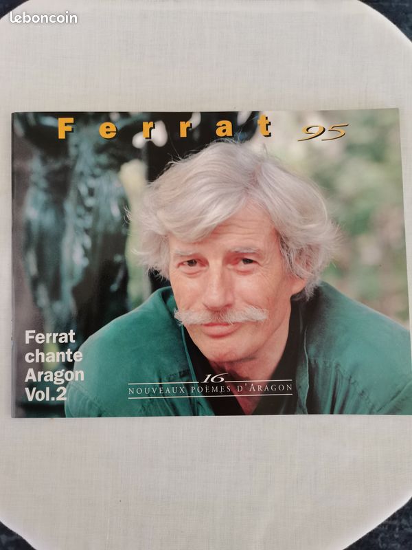 Recueil de partitions du chanteur Jean Ferrat «Ferrat chante Aragon vol. 2» (image 1)