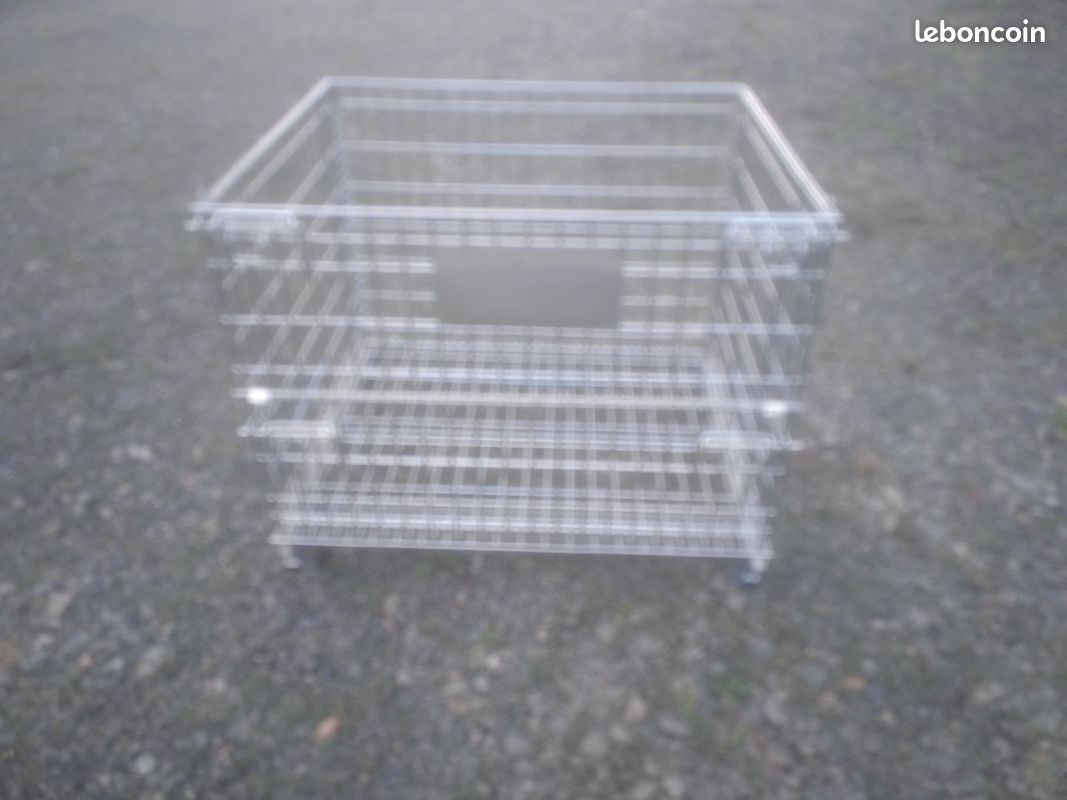 Caisses grillagées métalliques pliables (image 4)