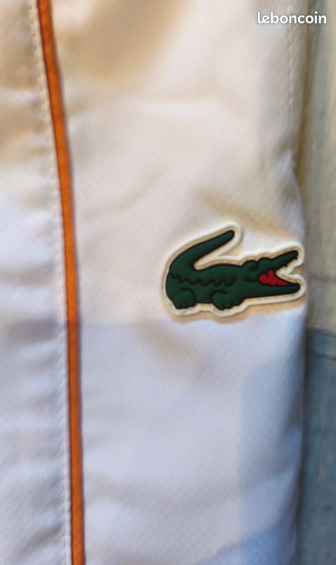 Bas de Jogging blanc LACOSTE homme Neuf (image 2)