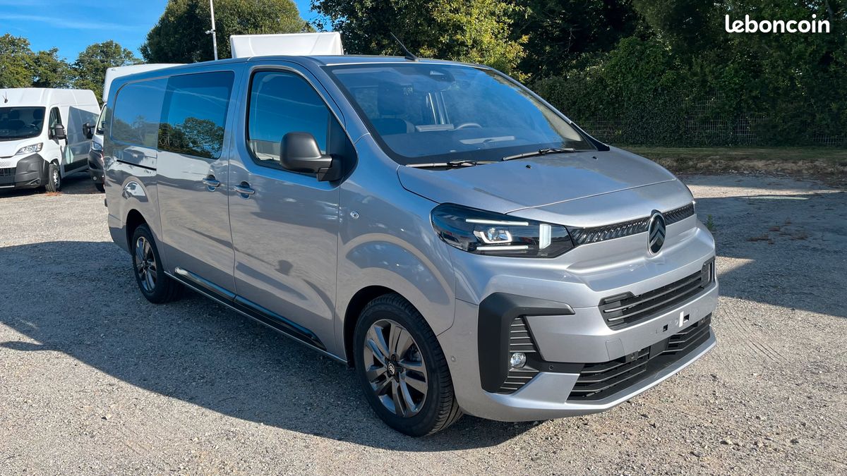32 990 HT - Citroen Jumpy CABINE APPROFONDIE XL (L2) 5 places 2.0 180CV BVA EAT 8 PACK PREMIUM CONNECT - GRIS ACIER + OPTIONS (image 2)