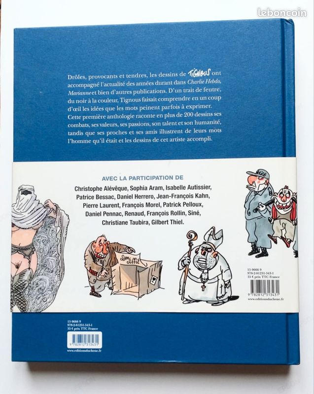 Livre neuf relié de Tignous ancien dessinateur de Charly hebdo (image 2)