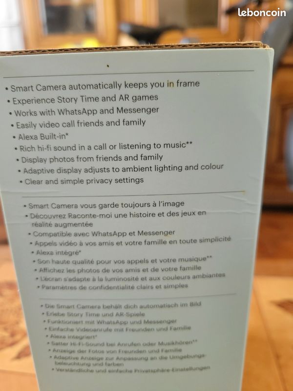 Facebook Portal 10" NEUF – Idéal appels vidéo famille & grands-parents (image 13)