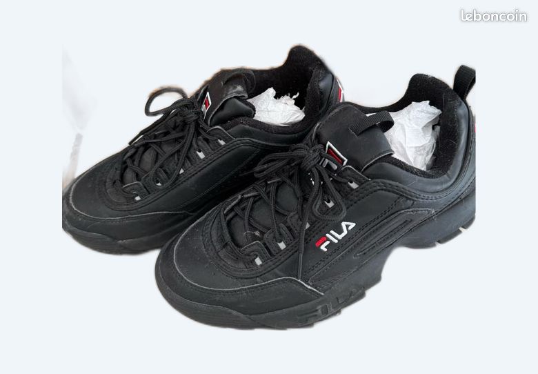Black Chaussure Fila Disruptor Homme Chaussures De Sport FILA M