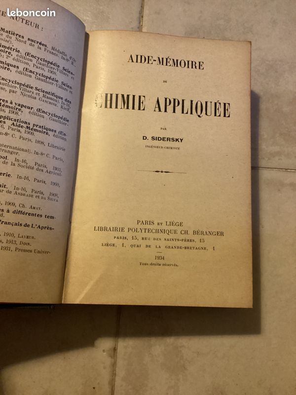 Aide -Mémoire de Chimie Appliquée (image 3)