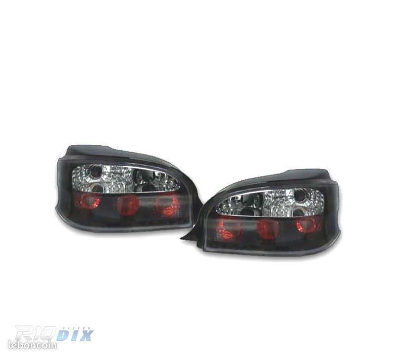 Feux arrière citroen saxo 96-04 fond noir 97nb (image 1)