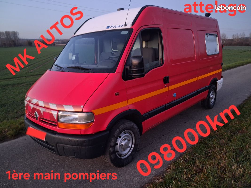 MASTER 2.5 DIESEL SOFIM 1ER MAIN 🚒 098000km ISOLATION MK AUTOS (image 5)