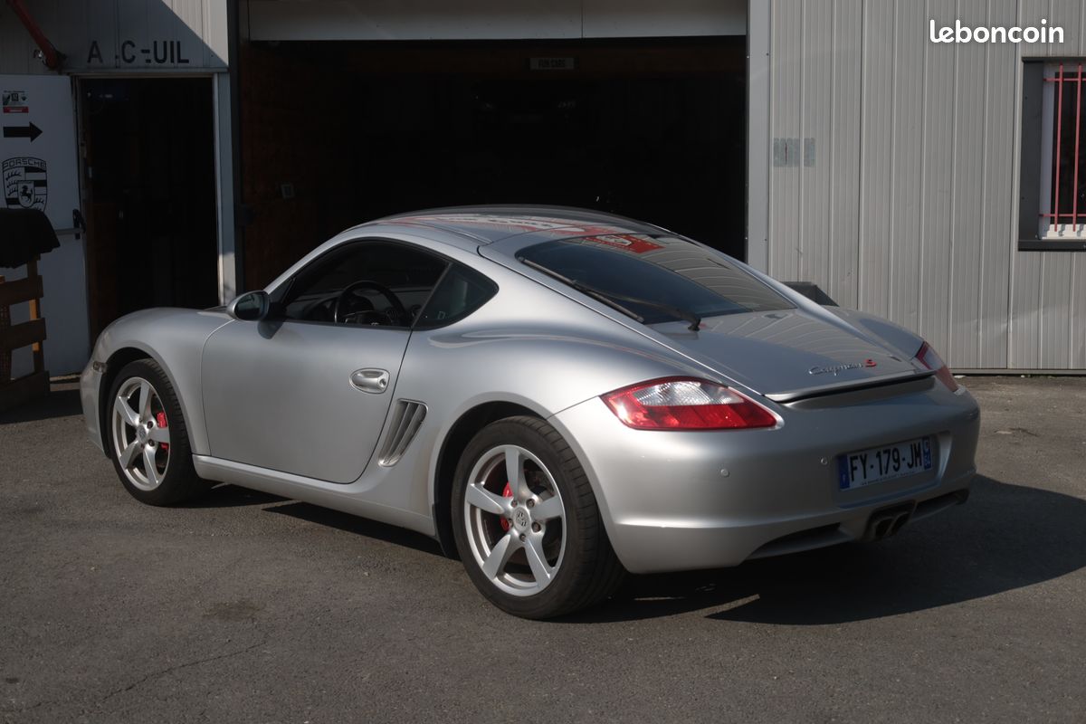 Porsche Cayman S 3.4 BVA Gris argent , JA18, Radar arrière, CDR24, régulateur de vitesse (image 5)