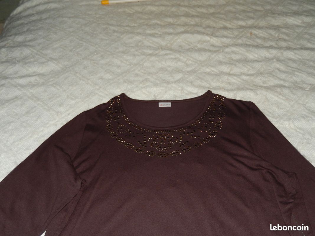 T-shirt marron (image 4)