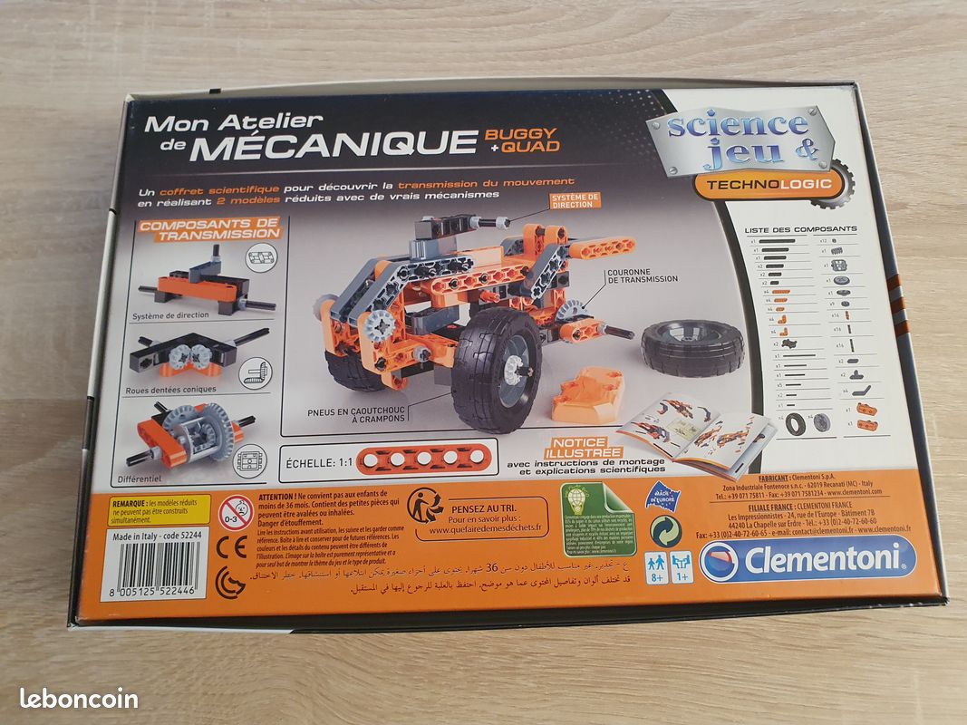 Jeu de Construction - Buggy + Quad - Mon Atelier de Mécanique ...