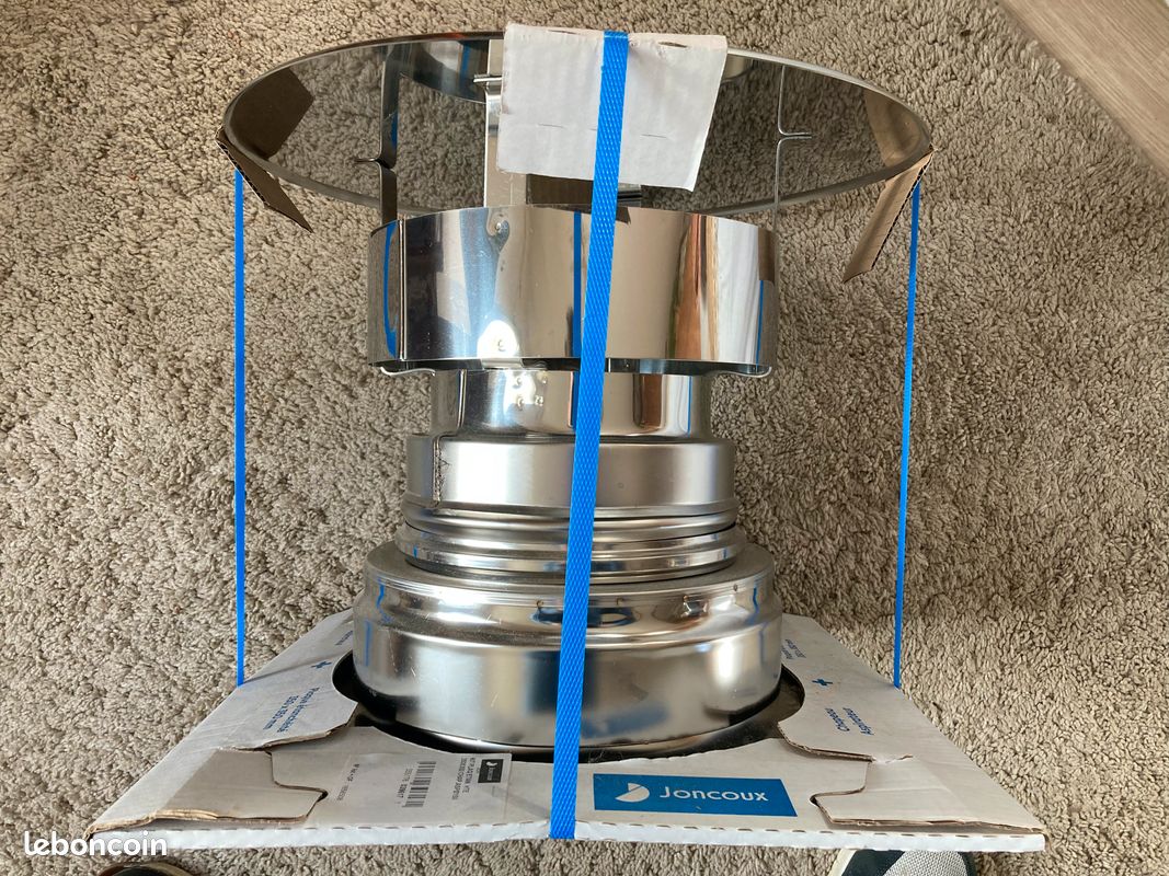 Chapeau Aspirateur (dbam. 150) + plaque d'étanchéité (350X350) / INOX (image 2)