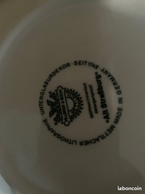 2 assiettes Villeroy & boch alt Strasbourg 17 cm (image 2)