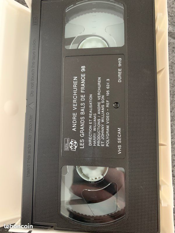 Cassette vidéo « Les grands bals de France 98 » (image 2)