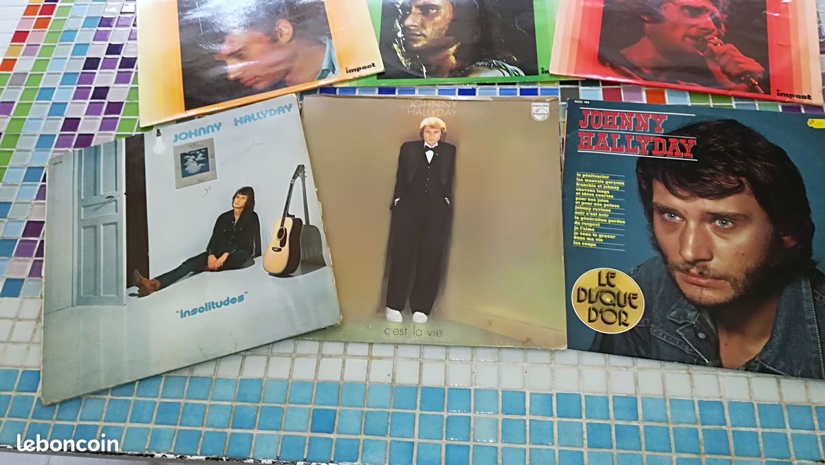 6 disques d JONNY HALLYDAY (image 3)
