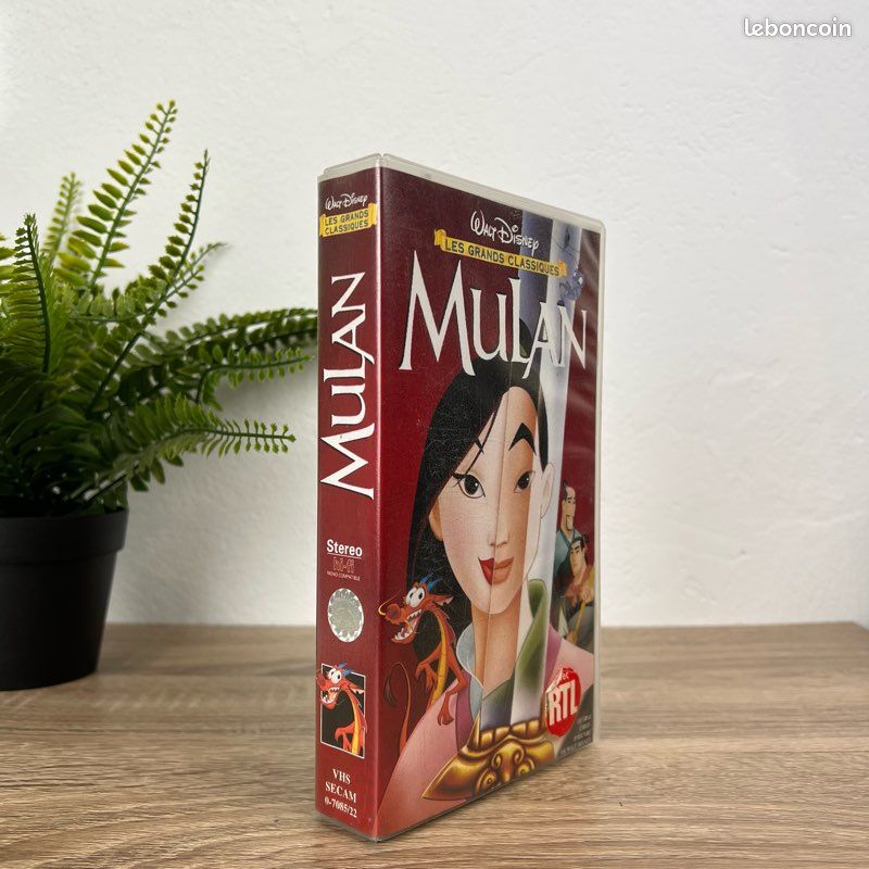 VHS Disney Mulan Cassette Vidéo Disney Collector Grand Classique RTL (image 3)