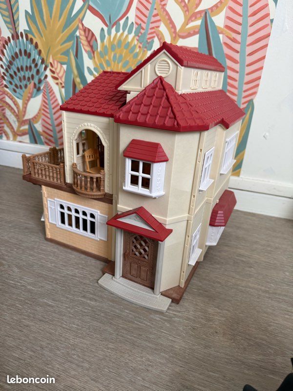 Maison sylvanian avec voiture et accessoires (image 5)