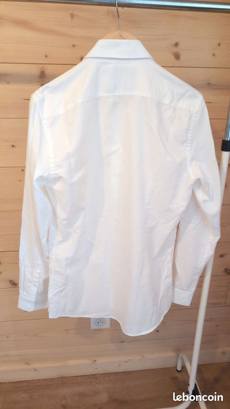 Chemise blanche ZARA homme Slim Fit M (EUR 40) Vêtements - Main Image