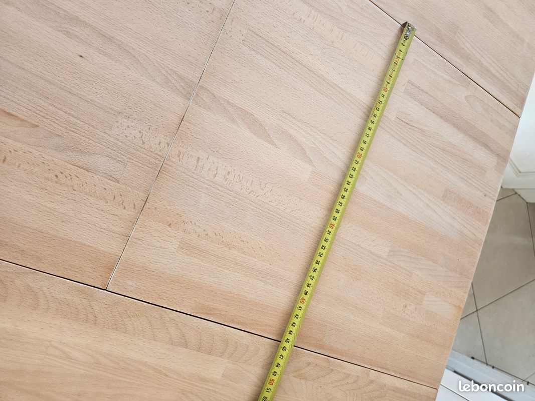 Table en pin massif avec alonge 203 cm x 100 cm (image 14)